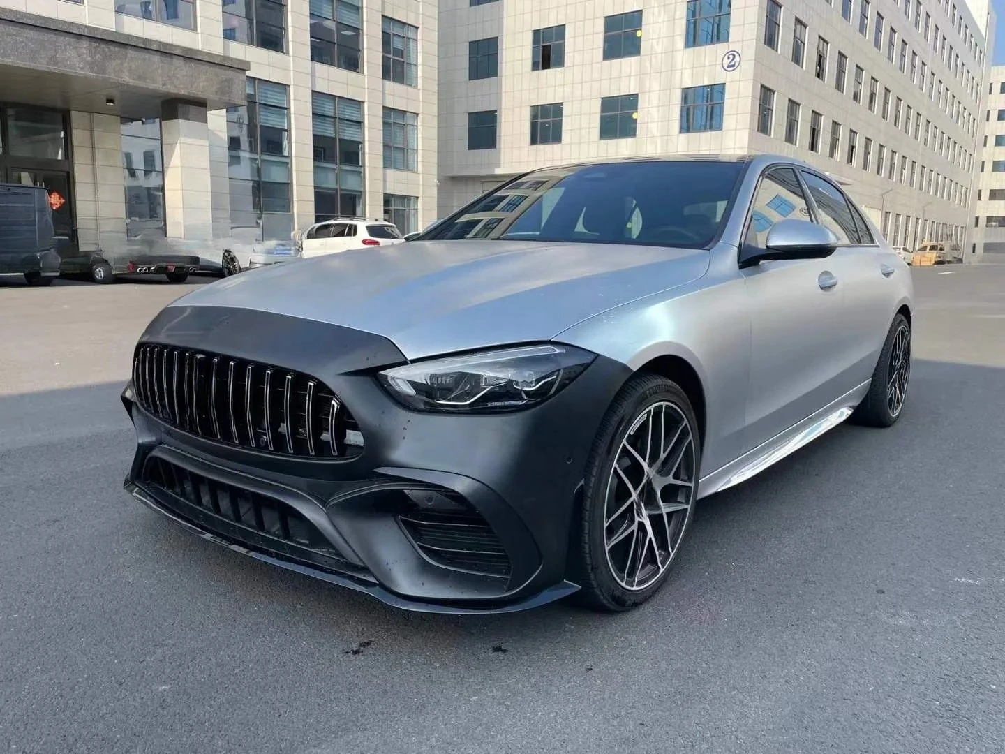 For  W206 C-Class | Front Face Upgrade Body Kit Hot Selling C63 S  Style Front Bumper Conversion Kit