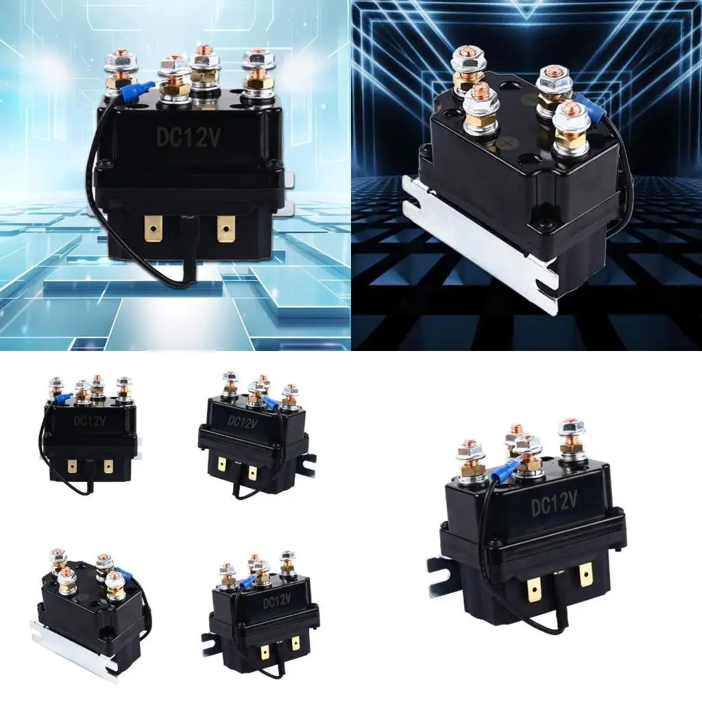 652F 12 فولت 250A مرحلات ونش كهربائي مجموعات مرحلات السيارات ونش التحكم مرحلات الملف اللولبي قواطع مرحلات ونش السيارة سهلة