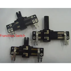 10PCS Direct Sliding Plastic Potentiometer 3.5cm 4cm Duplex B100K Volume Switch