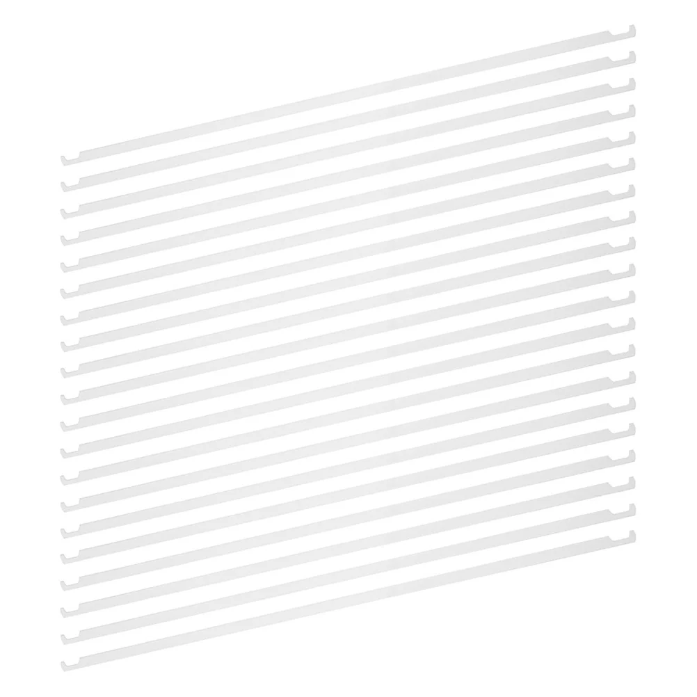 20 pezzi ganci per organizer per file sospesi salvaspazio barre di file in metallo clip divisori robusto porta documenti ufficio scuola casa