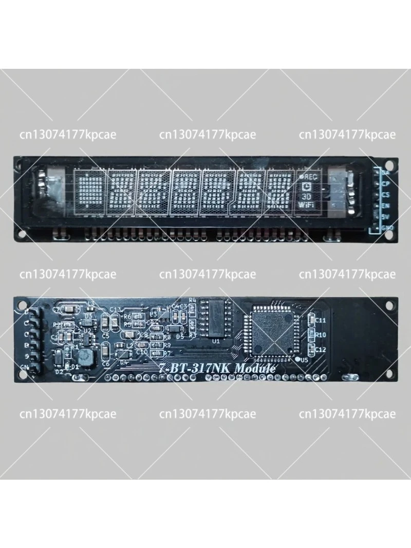 VFD Fluorescent Display Module 8-MD-06INKM, Compatible with C51 & STM32 Microcontrollers
