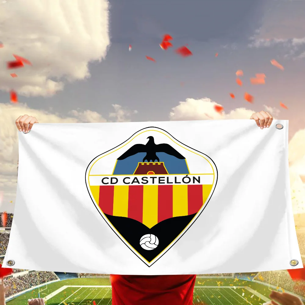Bandera del orgullo para colgar en las habitaciones, CD c-castellon pancarta, divertida, decoración de habitación, Y2k, decoraciones al aire libre