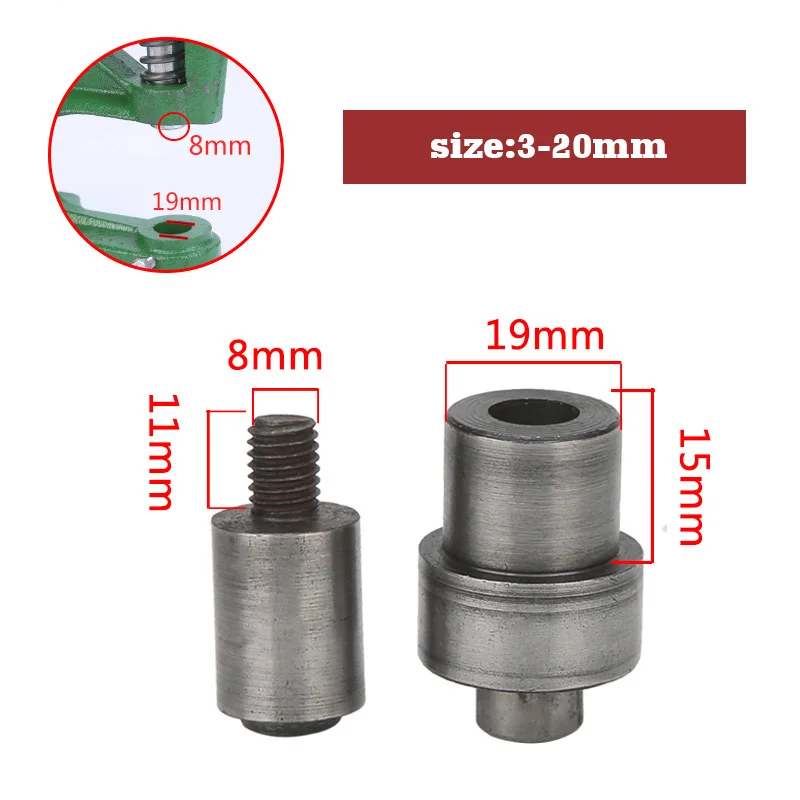 Press Punch Machine with Eyelets, Hand Tool Sets, 3 Die Eyelet, Banner Flag, Punching, Knitting Accessories, 2-10mm, 1Set