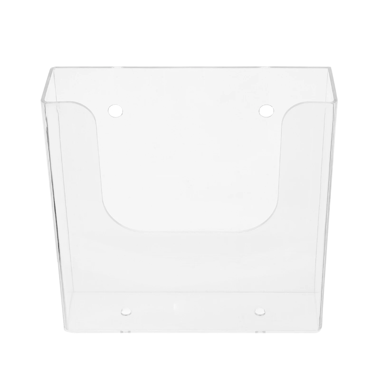 

Wall Mounted File Rack Document Organizer Plastic Magazine Holder Clear Brochure Stand Desk Pamphlet Folder Shelf Storage Office