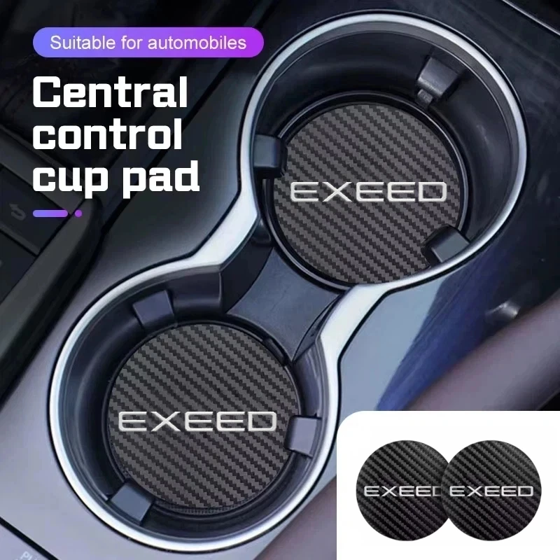 Car Cup Coaster Drink Holder Mat Cup Holder Pad Anti-slip For Chery Exeed RX VX TXL Omoda Tiggo 7 8 Pro 4 3 Arrizo 6 QQ 5x X