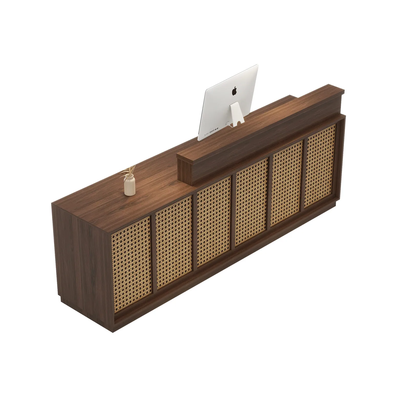 CX simple rattan checkout page front desk beauty salon clothing store shop shop custom bar
