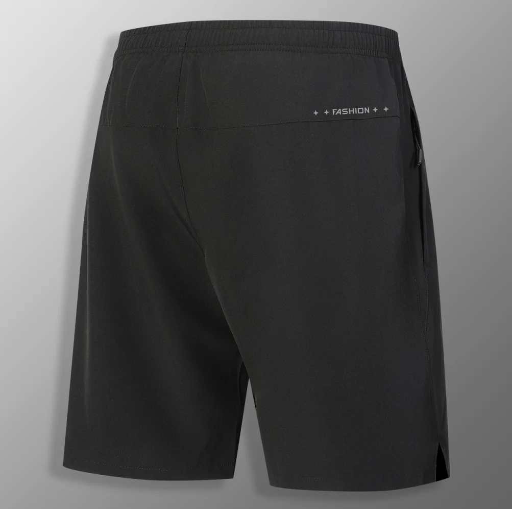 New Summer Men Running Shorts Korean Loose Ice Silk Quick Dry Plus Size Sports Shorts For Fitness Casual Training