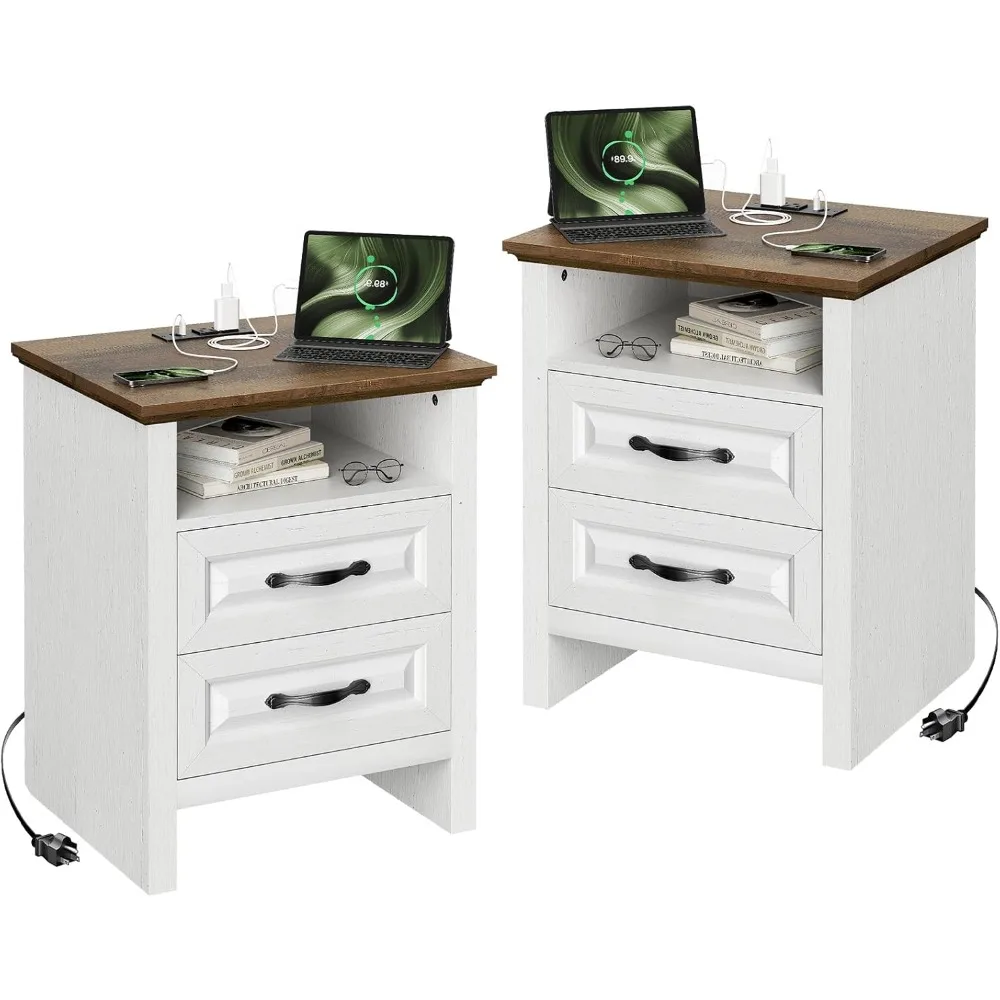 Nightstand With Cha… - image