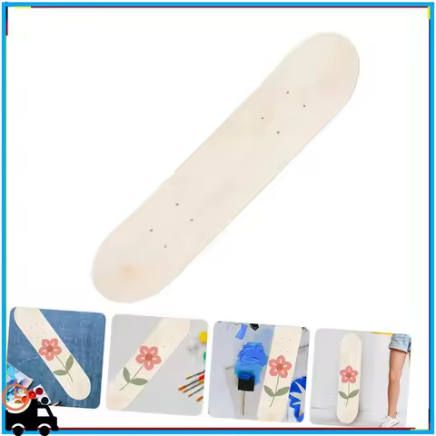 Popular Kids Skateboard Customizable Art Painting Board Outdoor Sports Trick Skateboard For Children Blank Graffiti Deck