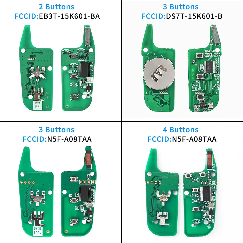 KEYYOU N5F-A08TAA EB3T-15K601-BA DS7T-15K601-B ID49 chiave a distanza per Auto per Ford Escort Fusion Transit F150/F250 2013-2016 Auto Fob