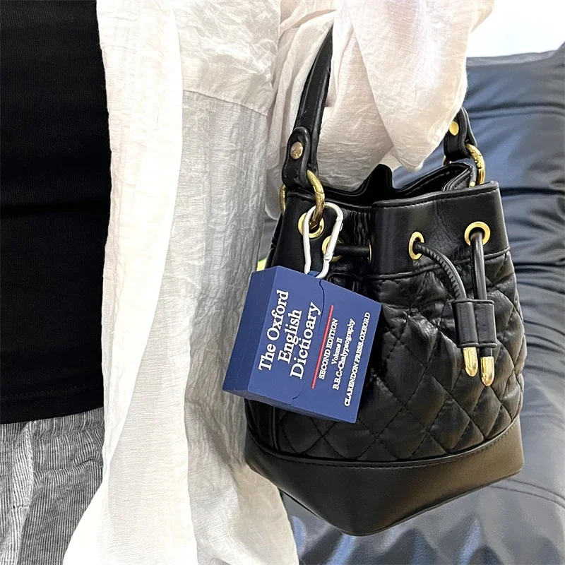 For Samsung Galaxy Buds 3,For Samsung Galaxy Buds3 Pro,Cartoon Oxford English Dictionary Earphone Case,Silicone Soft Case