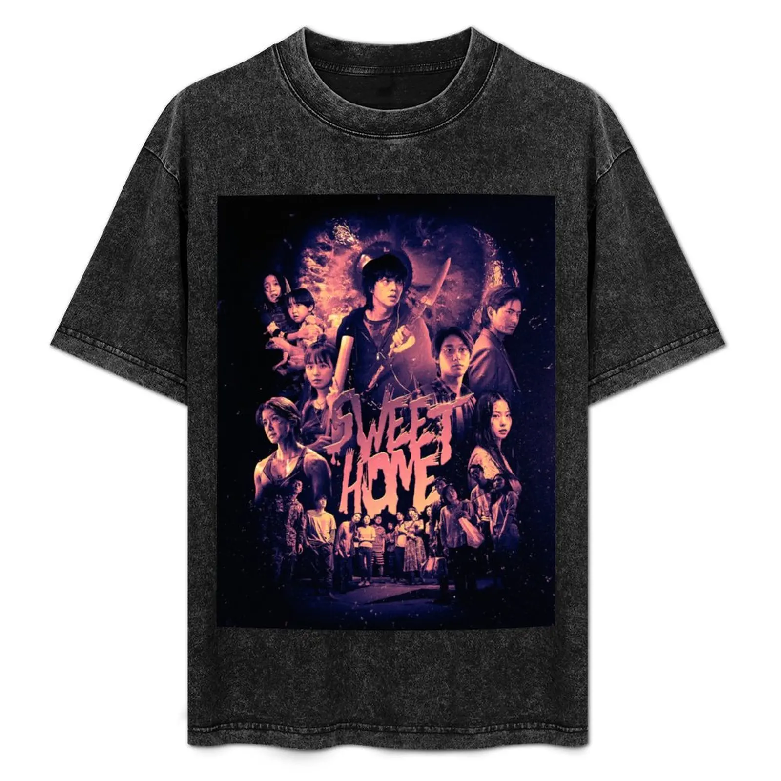 

SWEET HOME NETFLIX KOREAN SERIES T-Shirt funny t shirts cotton t shirt for man t shirt personalised man shirts cotton T-Shirt