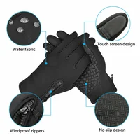 Outdoor Winter Gloves Men Women Touchscreen Warm For Cycling Driving Motorcycle Cold Gloves Windproof Non Slip Gloves S-XL - Image 5
