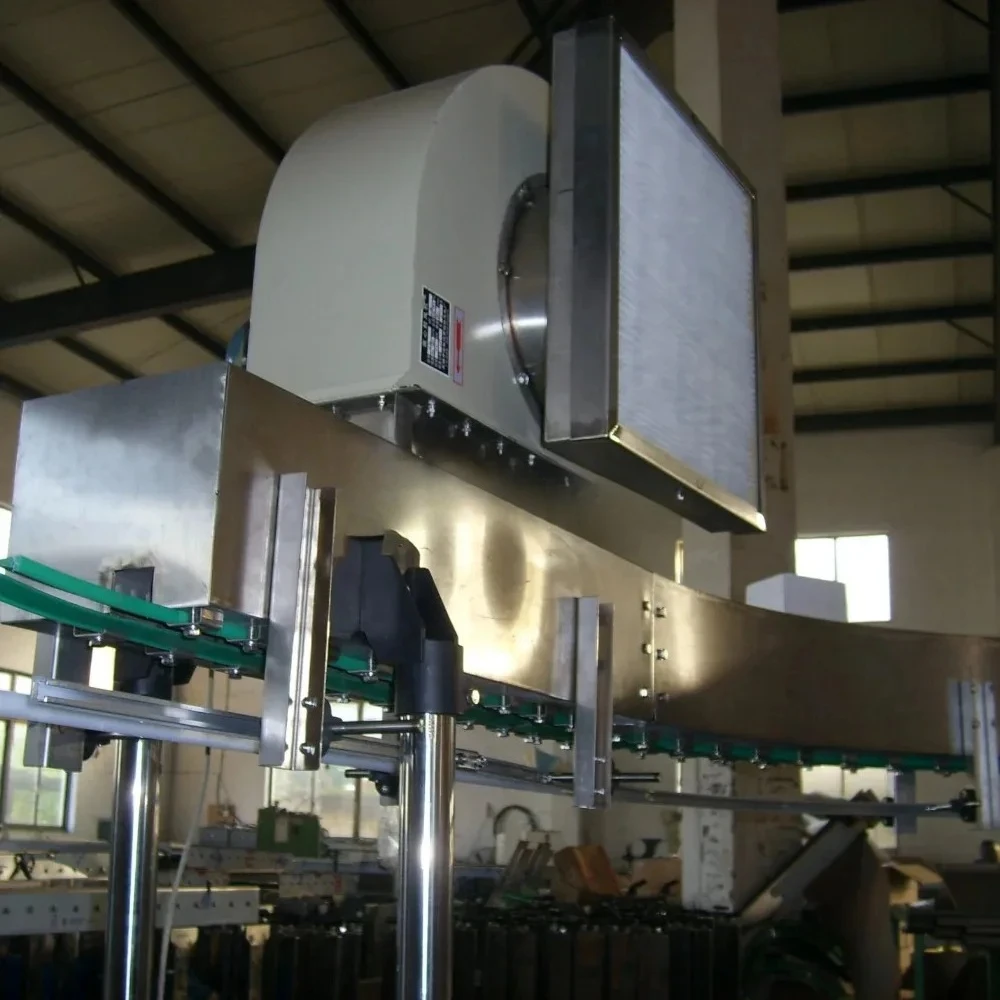 In China hergestellte Getränkeproduktionslinie, leerer Luftförderer für Haustierflaschen