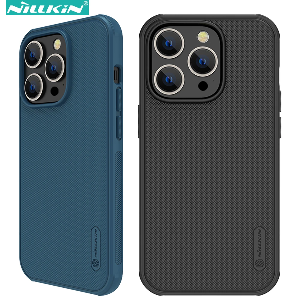 Nillkin Frosted Shield Pro Phone Case for iPhone 14 Pro Case, PC+TPU Hard Protection Back Cover for iPhone 16 15 13 14 Plus