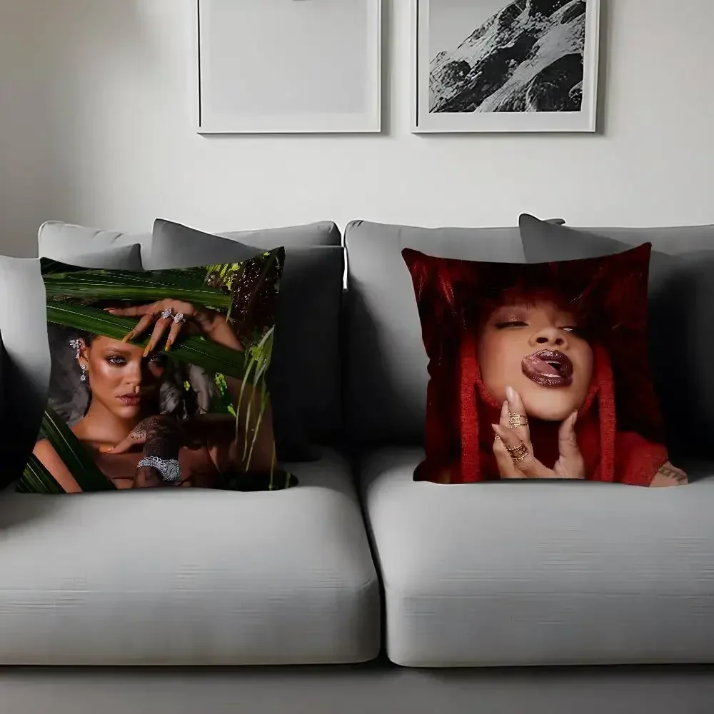 

Singer R-RIHANNAS Office Cushion Pillowcase Car Cushion Cover45X45CM Lumbar Pillowcase Sofa Pillowcover