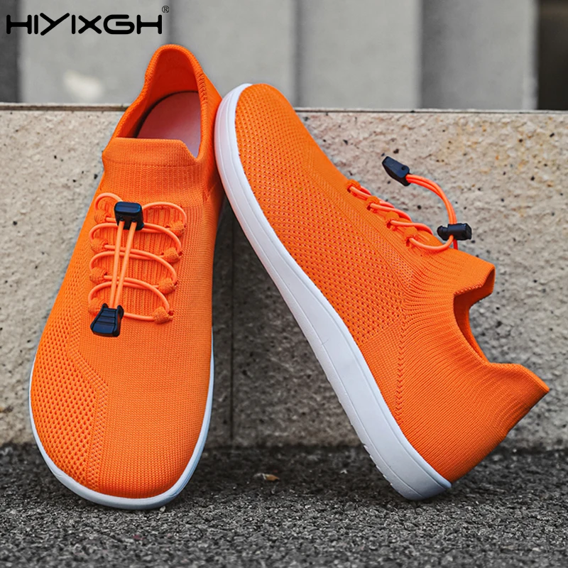 New Unisex Wider Shoes Breathable Mesh Men Barefoot Wide-toed Shoes Brand Flats Soft Zero Drop Sole Wider Toe Sneakes Large Size