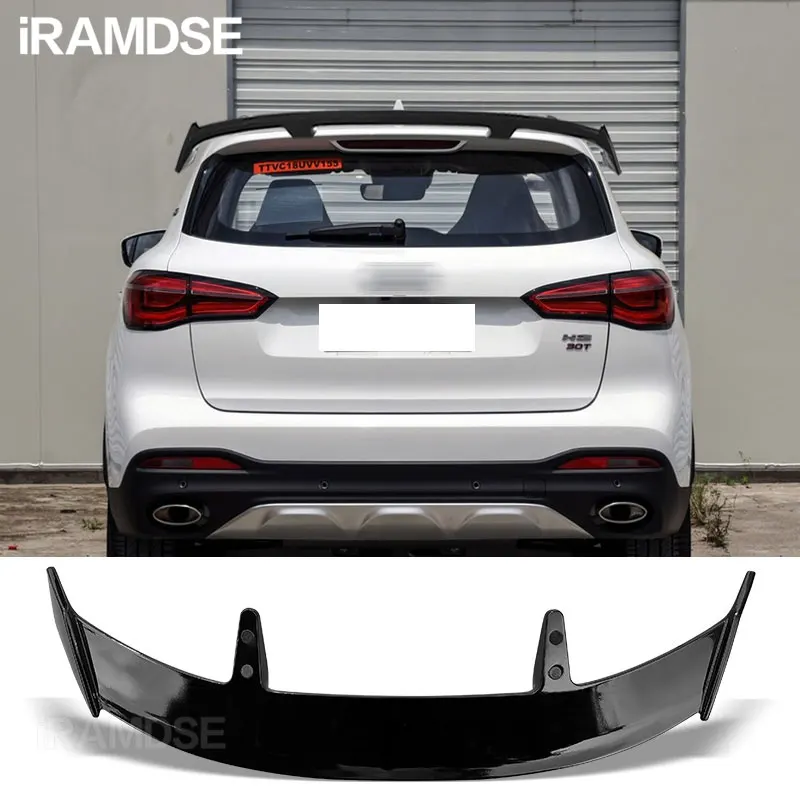 Car Roof Wing for MG HS Spoiler Morris Garages 2018-2022 Black Type TE Carbon Surface Tail Fin Accessories