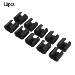 Universal Cable Guide Plastic Cycling Hydraulic MTB Road Bike Shift Cable 10pcs 4mm Accessories Clips Disc Brake