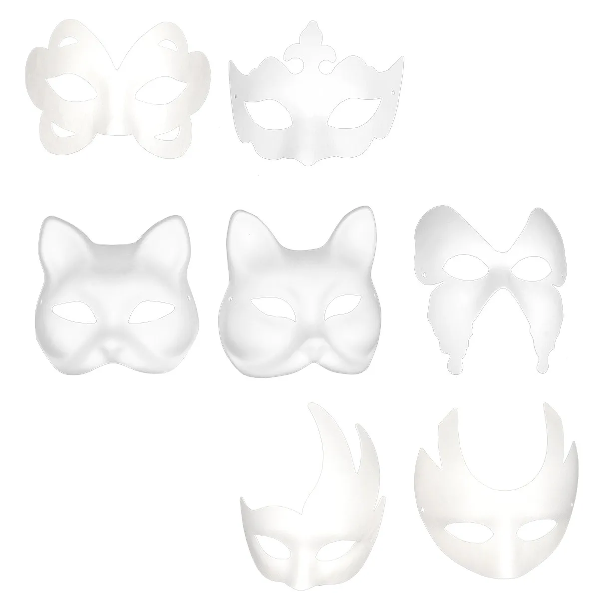 7pcs-eco-friendly-pulp-paper-diy-blank-masks-for-kids-painting-coloring-craft-party-performance-dance-festival-on