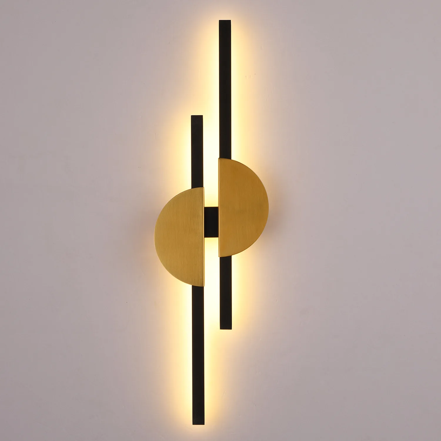 

Modern Nordic LED Wall Lamps Simple Light Acrylic Indoor Wall Light Bedroom Bedside Living Room Background Decoration Wall Lamp