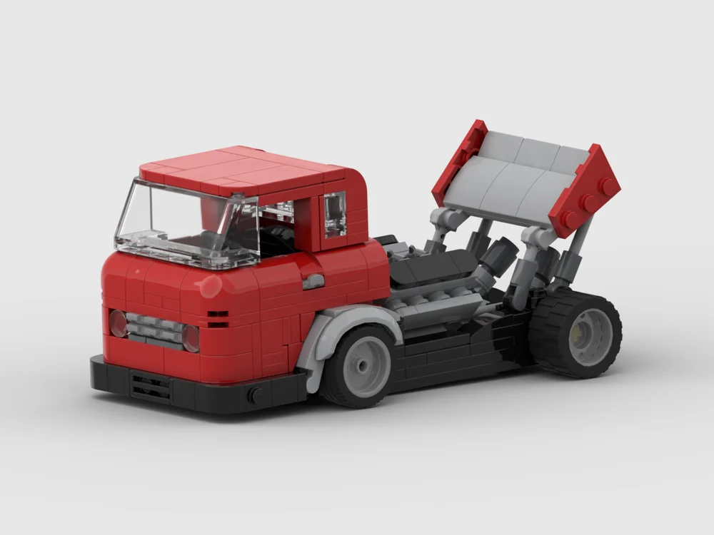 

Building Blocks MOC 369 Parts Car Model International Harvester 1700 City Speed Champion Toy for Boys Christmas Gift