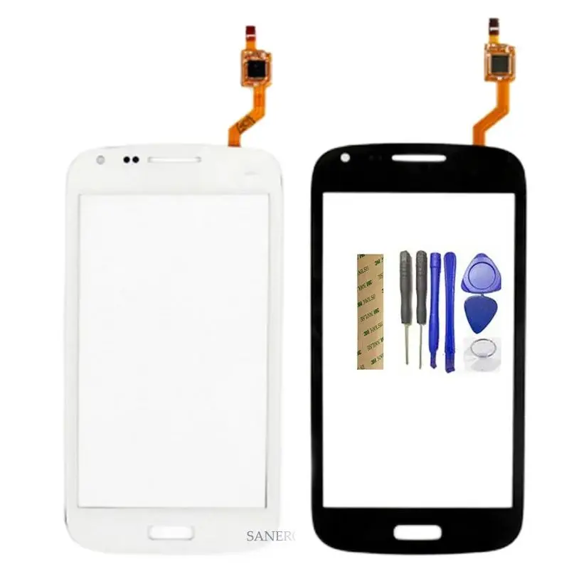 Panel de pantalla táctil para Samsung Galaxy Core GT i8260 i8262 i8268, sensor digitalizador, lente de cristal frontal, pantalla táctil