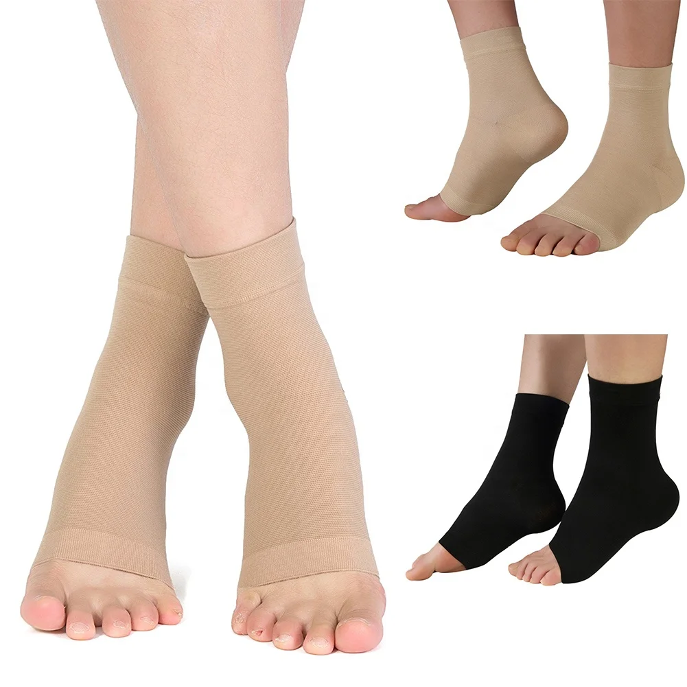 Hh-Chaussette de Protection Médicale pour Football, 1 Pièce, Compression, Rinçage, Soutien, artificiel astique, Fasciite Plantaire, Respirant, Fitness, 15-21mmHg