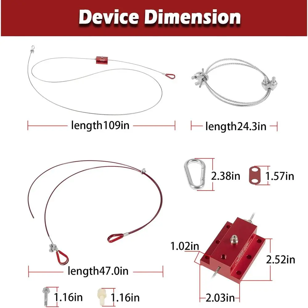 Camoo RV Brake Systems for Flat Towing, Break Away Device and Ready Stop Device, Work Between Flat-Towing Cars and RV Tow Bars
