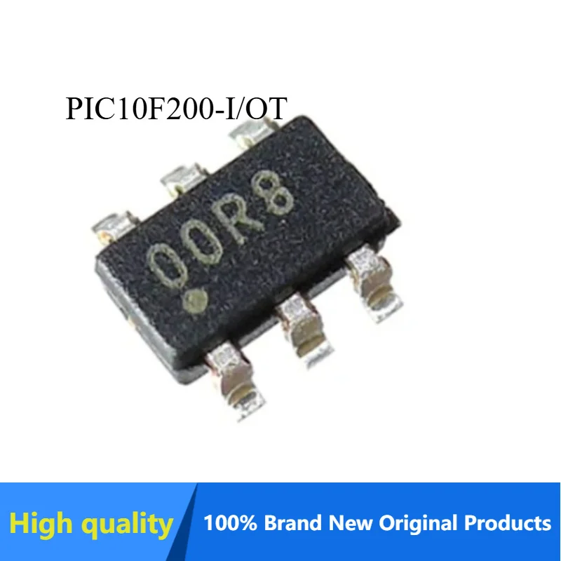 

10/50PCS PIC10F200-I/OT PIC10F200 SOT23-6 Integrated Circuit IC Original Bulk Stock Genuine Bestselling item, fast shipping