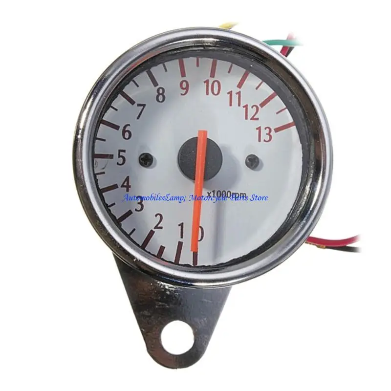 H7BD 0-13000RPM Tachometer 52mm Auto Car Tacho Gauge Pointers Speedometer 12V Display Tachometer