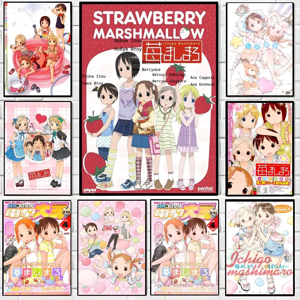anime Ichigo Mashimaro Poster High-quality vintage prints & posters for home, bar, cafe, aesthetic wall art.