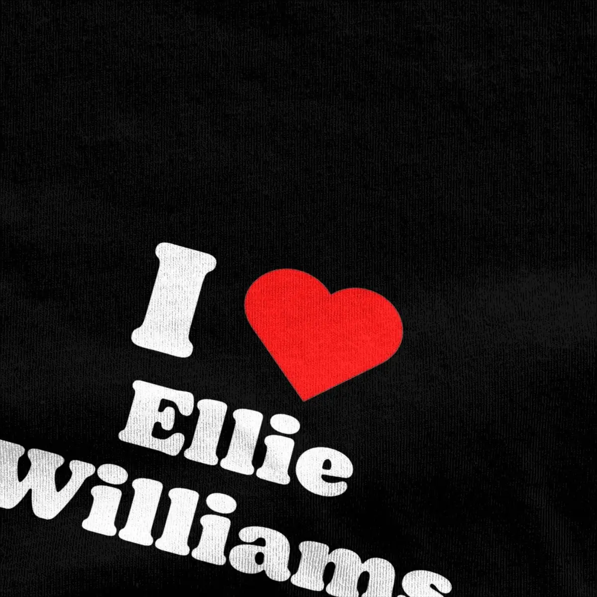 I Love Ellie Williams T-Shirt for Men Crew Neck 100% Cotton T Shirt The Last of Us Game Short Sleeve Tee Shirt Gift Idea Clothes