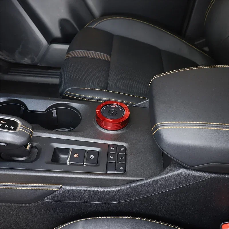 

For Ford Ranger 2023+ aluminum alloy car styling central control driving mode knob ring sticker car interior accessories