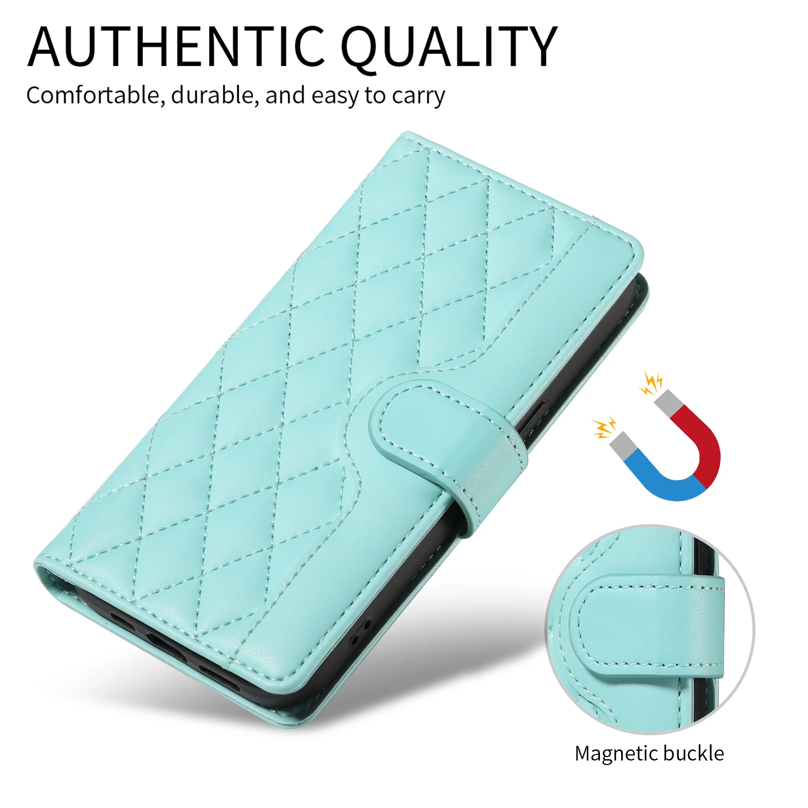 Brieftaschenhülle für Samsung Galaxy A73 A71 A70 A57 A56 A55 A54 A53 A52 A51 A50 A40 A37 A36 A35 A34 A33 A32 A30 A26 A25 A24 A23 A21S – Detail 3