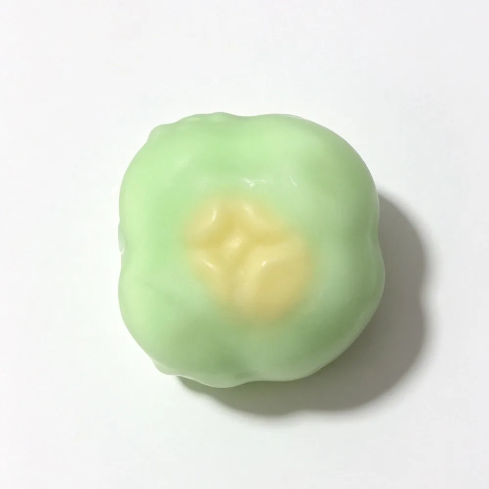 Persimmon Shape Wax Cracking Squeeze Crackable Texture Crispy Feel Crunchy Sound Ball Handmade Craft Crispy Stress Balls