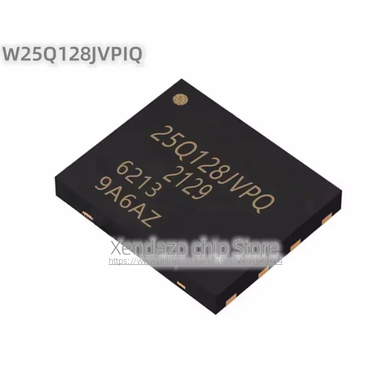 10 قطعة/الوحدة W25Q16JVZPIQ W25Q32JVZPIQ W25Q64JVZPIQ W25Q128JVPIQ WSON-8 حزمة الأصلي حقيقية شريحة الذاكرة