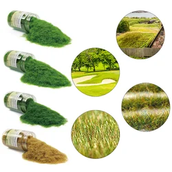 4 Colors 140g 5mm 8mm 12mm Static Grass Green Static Grass Powder Flock Turf Flock Lawn Nylon Model Railway Layout CFA