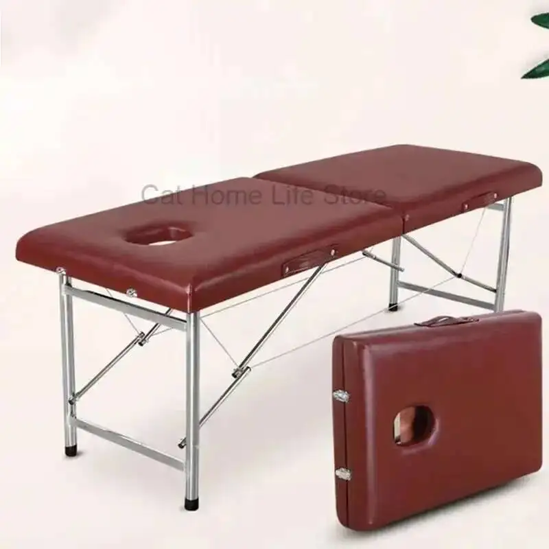 

Professional Folding Chiropractic Table Massage Tattoo Bed Beauty Lit Pliant Physiotherapy Beds Portable Equipment Chair Pilates