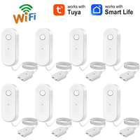 Tuya WiFi Water Leakage Sensor Water Level Detector Smart Life APP Control Home Kitchen Flood Overflow Home Security Alarm