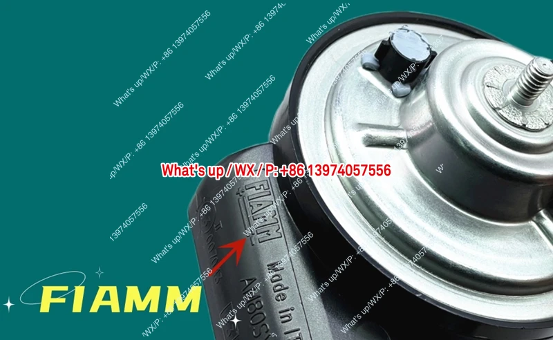 Silbato de coche Fiamm importado, bocina de caracol modificada, 12V, sonido ultrafino súper fuerte, resistente al agua para motocicleta