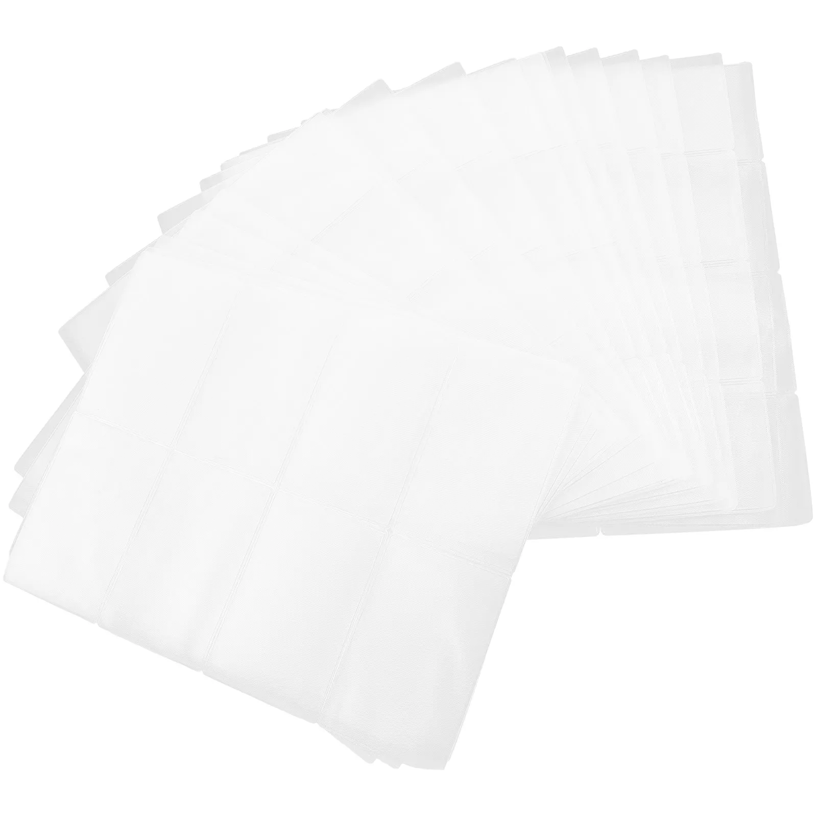 160Pcs Card Protector Sleeves Transparent PVC Crack Resistant Social Security Id Business Credit Card Holder Safe Storage