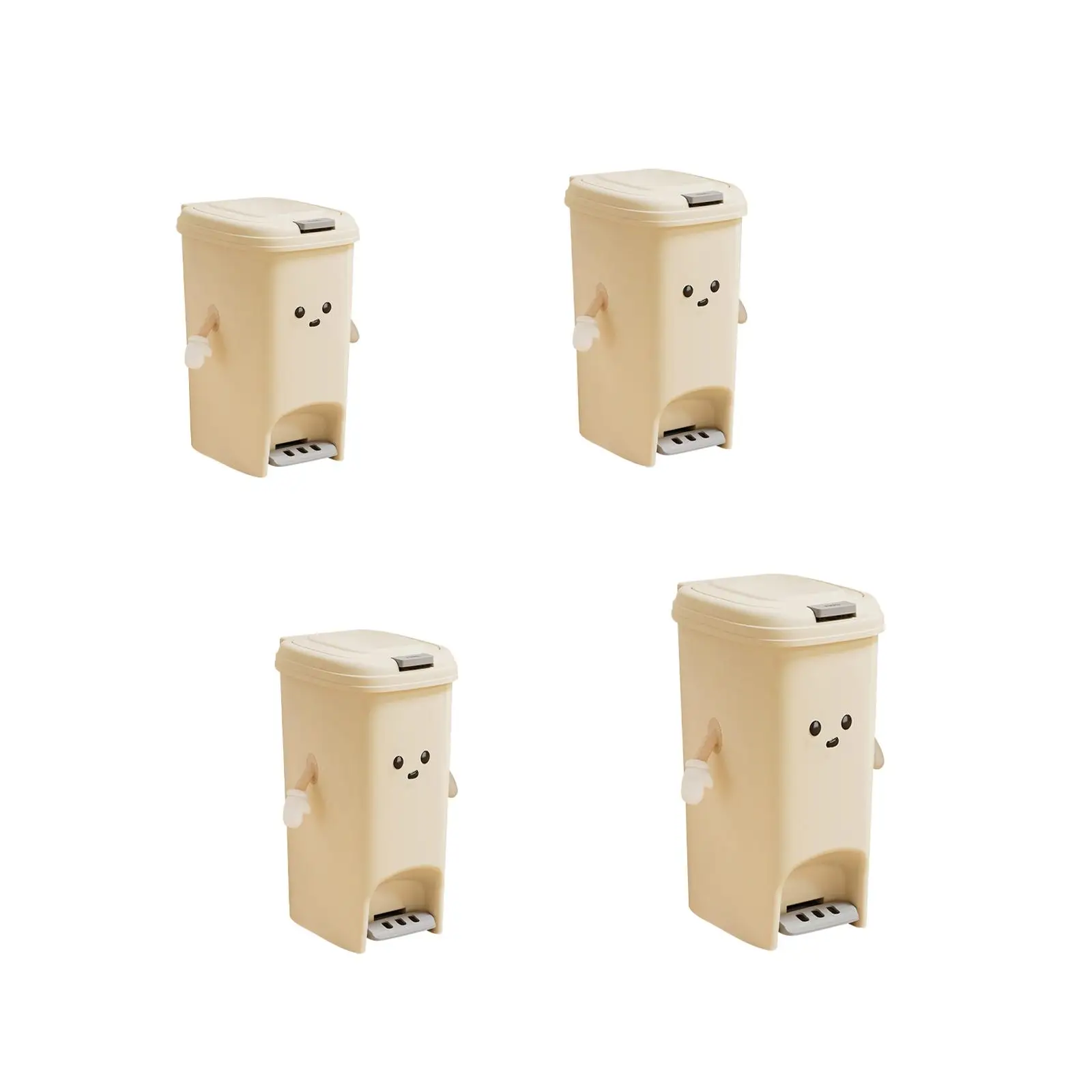 

Kitchen Step Trash Can Modern Garbage Container Bin for Study Bedroom Office