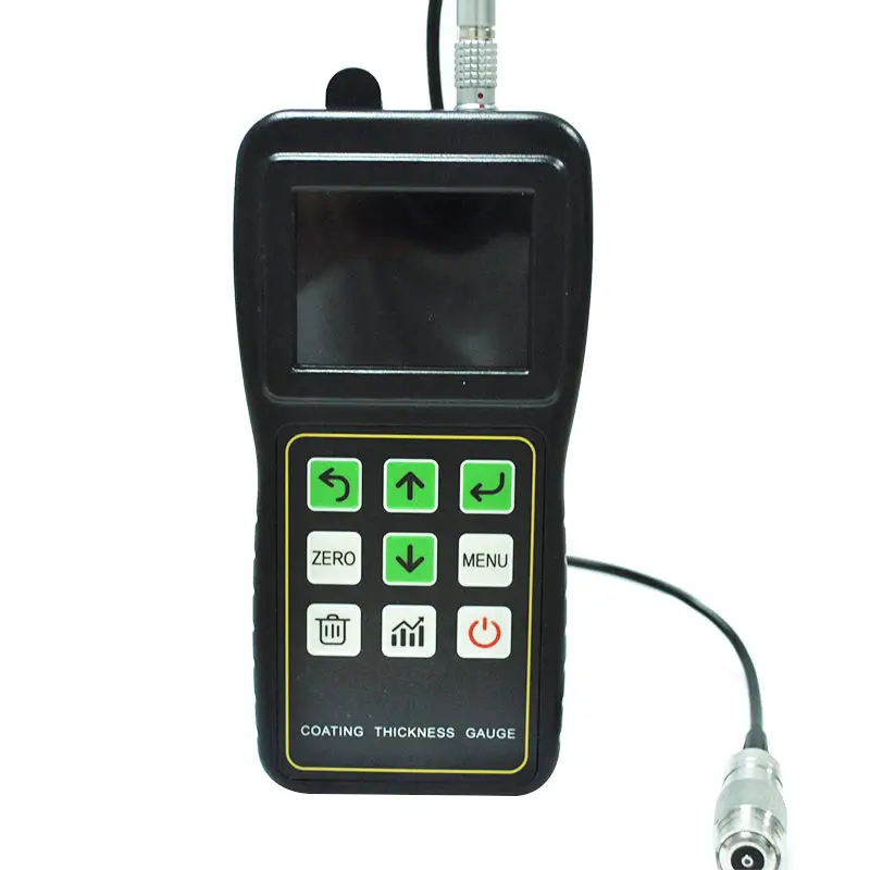 Portable paint coating thickness gauge ultrasonic electronic digital color screen thickness gauge