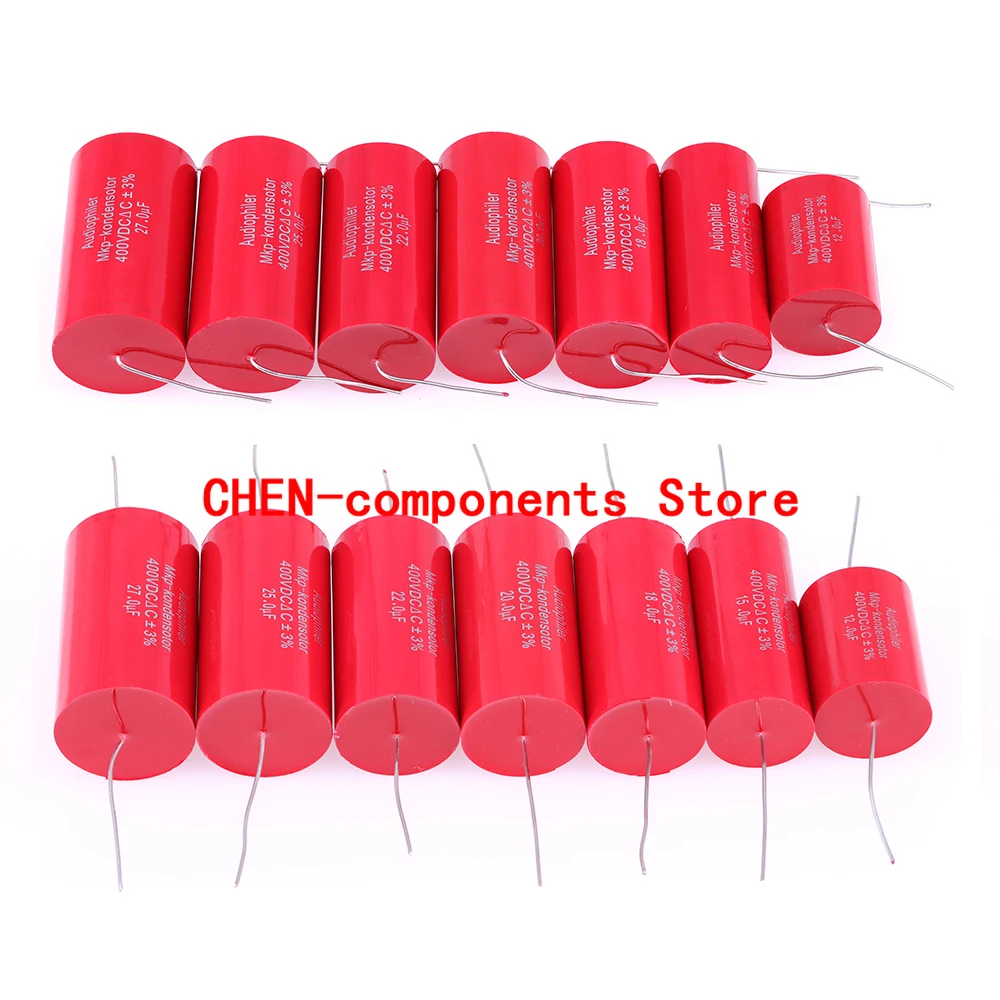 

2PCS/lot Audiophiler MKP 400V 1.0UF--27UF 250V Polypropylene Metal Film Coupling Frequency Divider Axial Capacitor Free Shipping