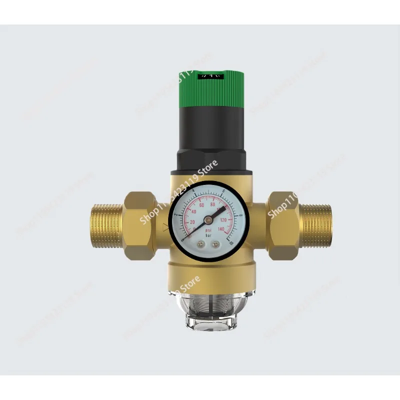 oPressure Regulator Water With Pressure Gauge Water And Screen Filter 3/4 Inch DN20 Pressure Regulatr