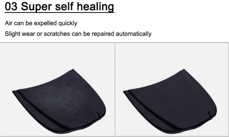 AC54 Vinyl-Abdeckfolie mit schwarzem und rotem Farbverlauf für Autoverpackungen