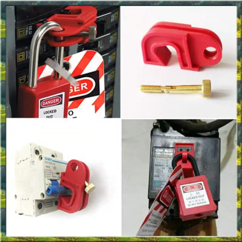 ABGZ Circuit Breaker Lockout Breakers Lockout Universal Electrical Fit For Lock Out Tag Out Set