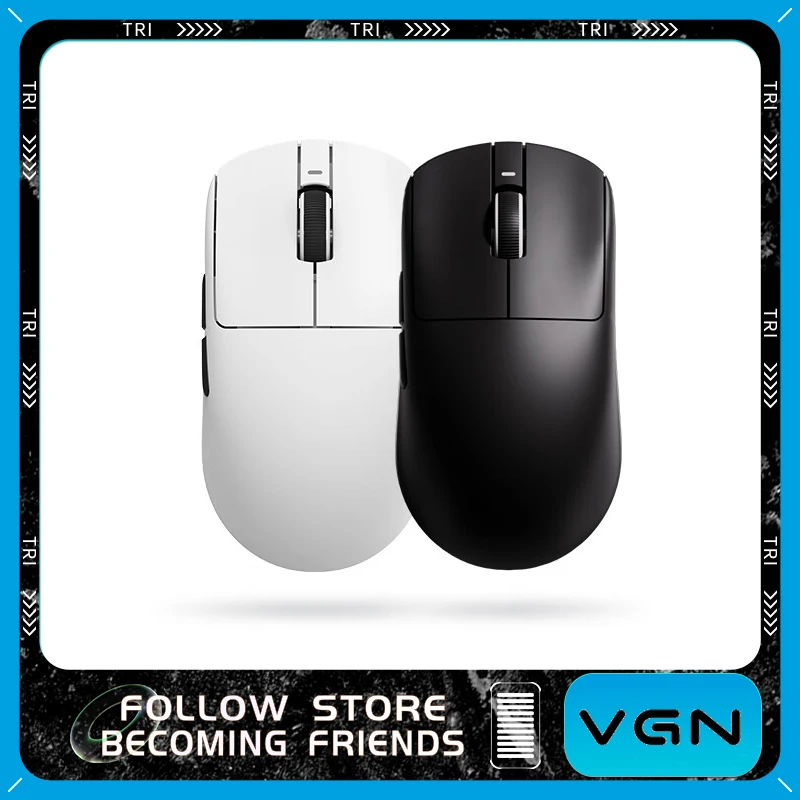 

VGN VXE Dragonfly R1 Wireless Mouse PAW3395 Sensor Intelligent Speed X Low Delay Ergonomic Nordic 52840 2KHz FPS Gaming Mouse