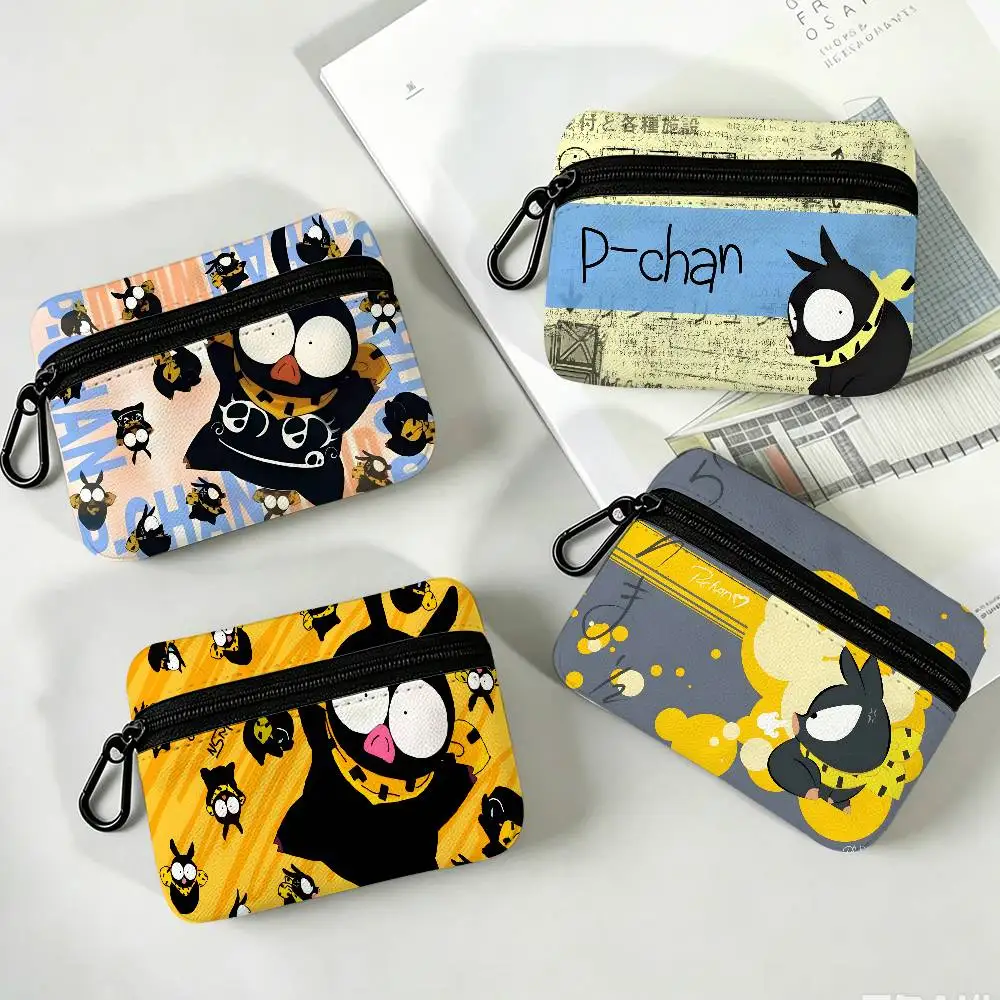 R-Ranma-1-2-Anime Multifunctional Oxford Cloth Small Pouch With Hook Mini Coin Wallet Earbud Storage Bag